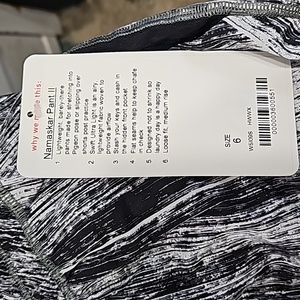 NWT LULULEMON Namasker Pant sz 6